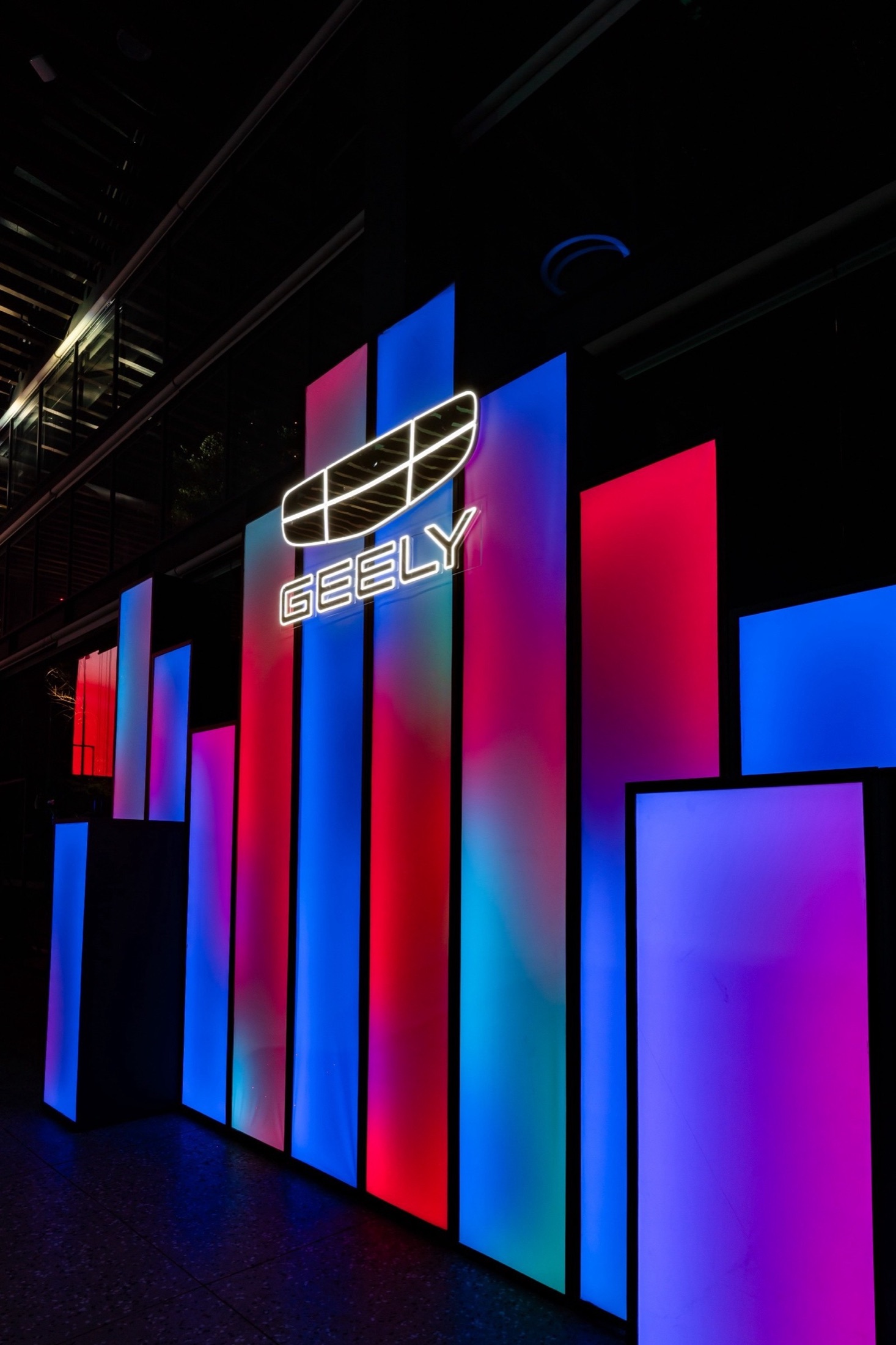 Brand activation color panels